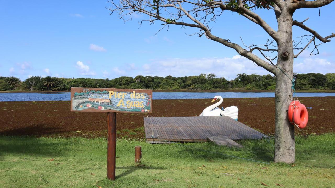 Apartamento Espetacular Na Melhor Praia Da Bahia, Guarajuba E Uma Das Unicas Praias Com Selo Azul Do Brasil -Luxo, Lazer, Diversao E Tranquilidade! Projetado Para Que Voce Tenha A Melhor Experiencia Em Hospedagem - Condominio Tipo Resort, O Mais Proc Camacari Bagian luar foto