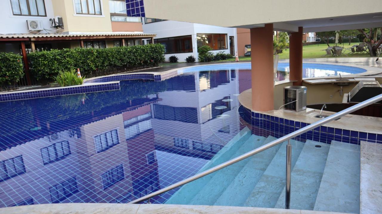 Apartamento Espetacular Na Melhor Praia Da Bahia, Guarajuba E Uma Das Unicas Praias Com Selo Azul Do Brasil -Luxo, Lazer, Diversao E Tranquilidade! Projetado Para Que Voce Tenha A Melhor Experiencia Em Hospedagem - Condominio Tipo Resort, O Mais Proc Camacari Bagian luar foto